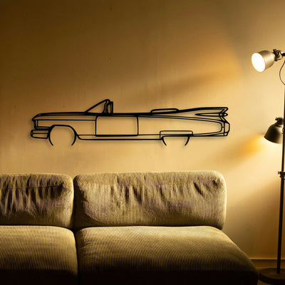 Eldo Biarritz 1959 Classic Silhouette Metal Wall Art - Tinvibe
