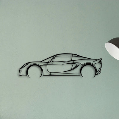 Elise 2006 Classic Silhouette Metal Wall Art - Tinvibe