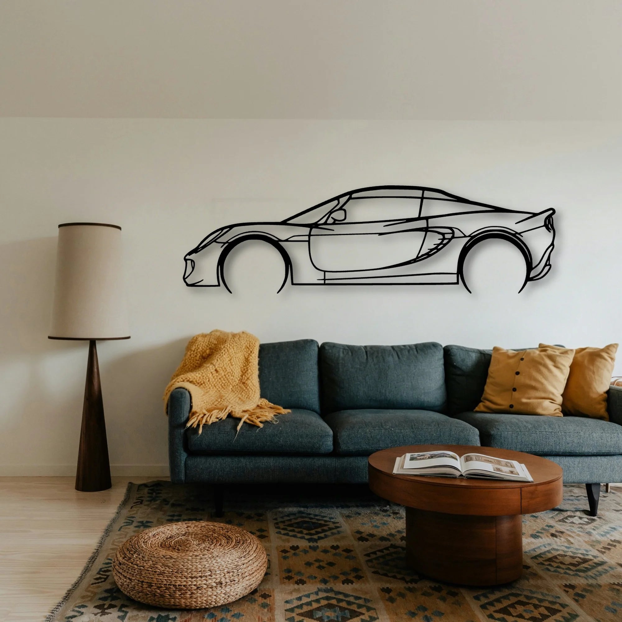 Elise 2006 Classic Silhouette Metal Wall Art - Tinvibe