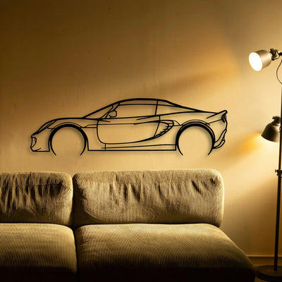 Elise 2006 Classic Silhouette Metal Wall Art - Tinvibe
