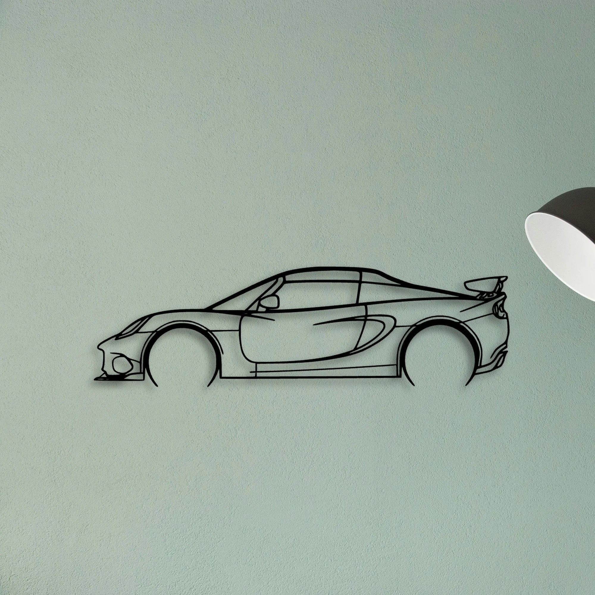 Elise CUP 250 2018 Classic Silhouette Metal Wall Art - Tinvibe