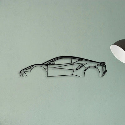 Emira 2 Classic Silhouette Metal Wall Art - Tinvibe