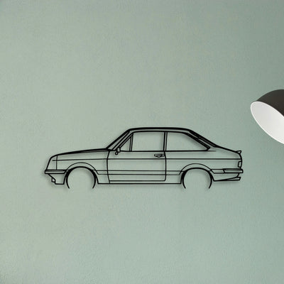 Escort MK2 RS2000 Classic Silhouette Metal Wall Art - Tinvibe