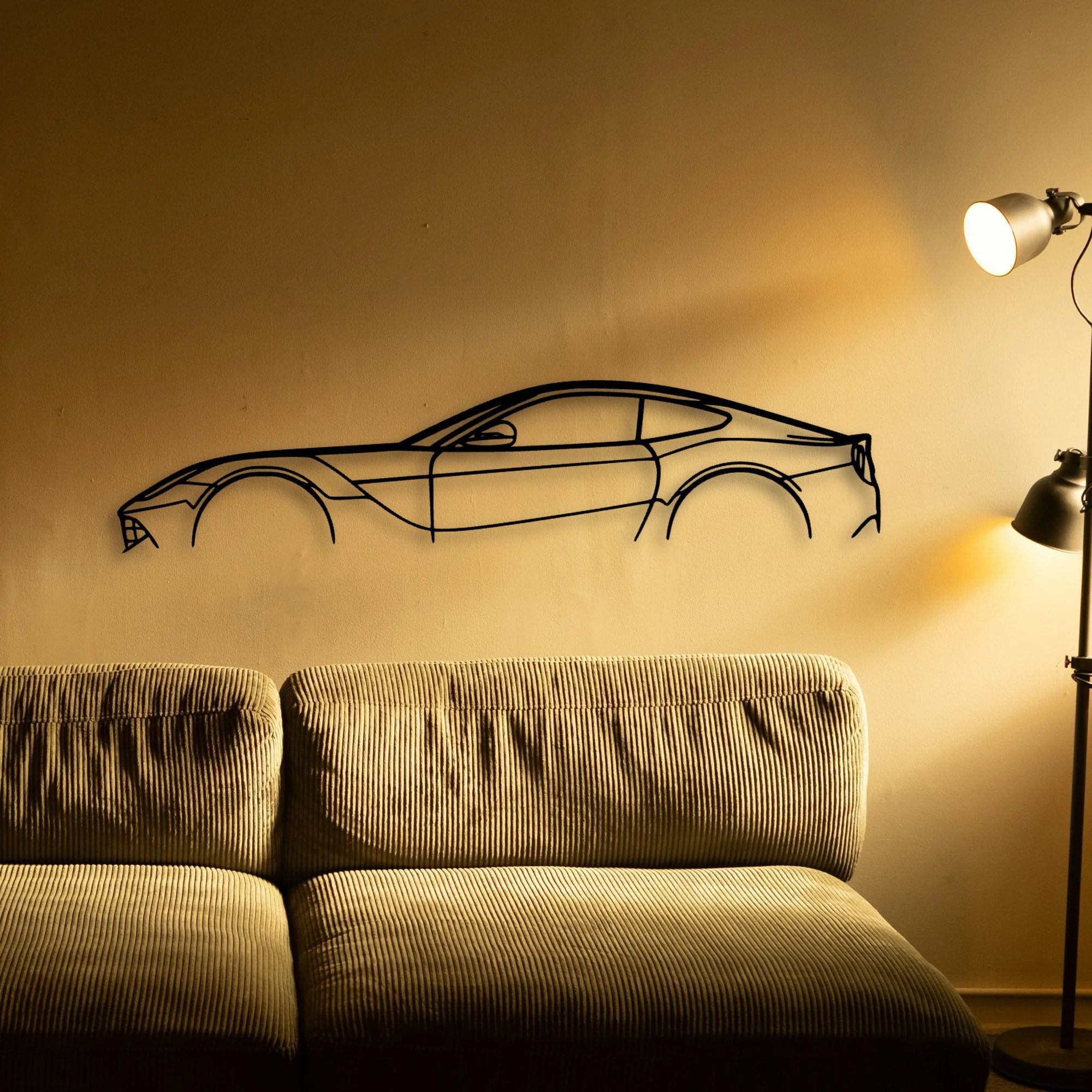 F12 Classic Silhouette Metal Wall Art - Tinvibe