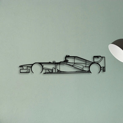F1 RB8 2012 Classic Silhouette Metal Wall Art - Tinvibe