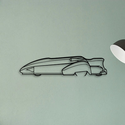 F1 Sidecar Classic Silhouette Metal Wall Art - Tinvibe