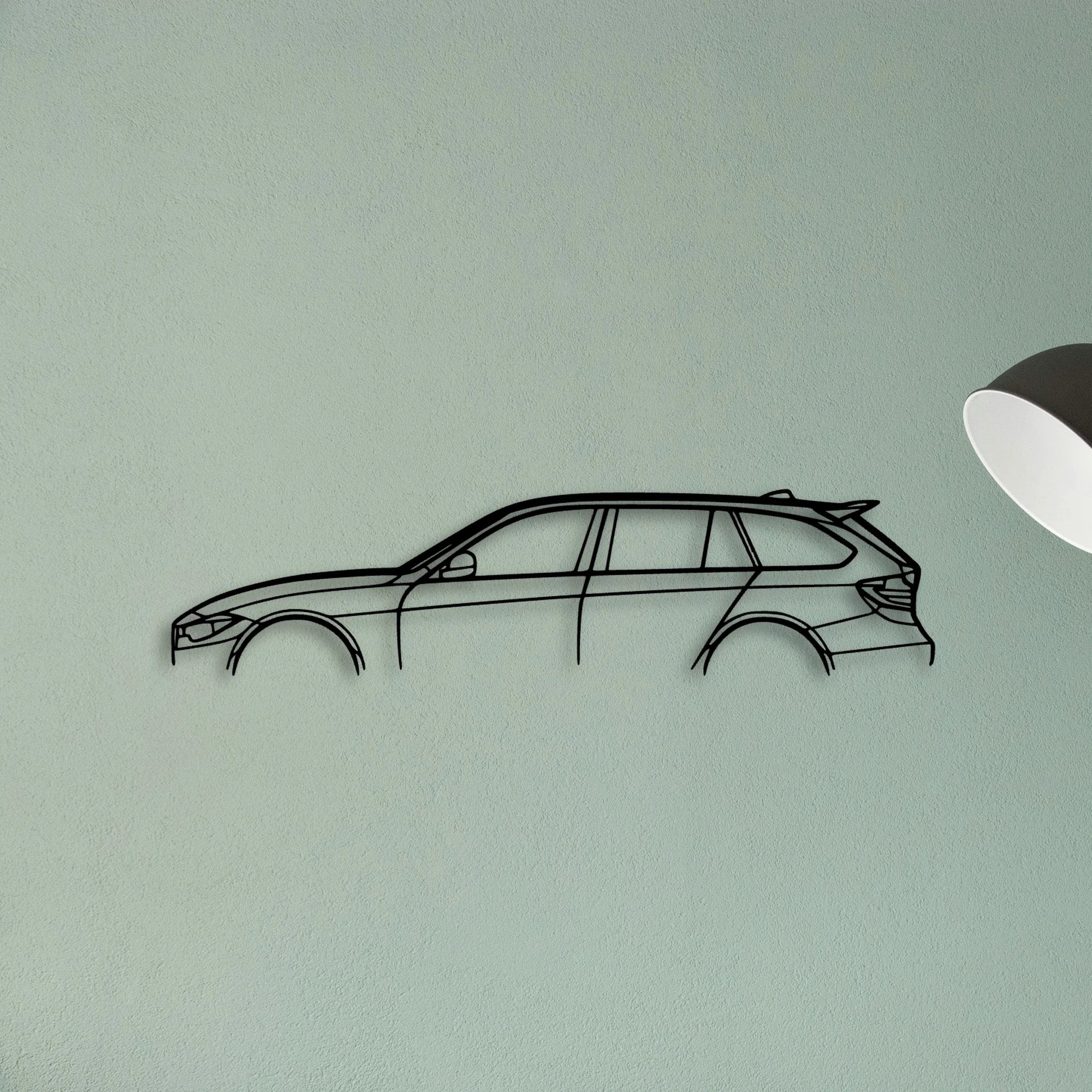 F31 2015 Classic Silhouette Metal Wall Art - Tinvibe