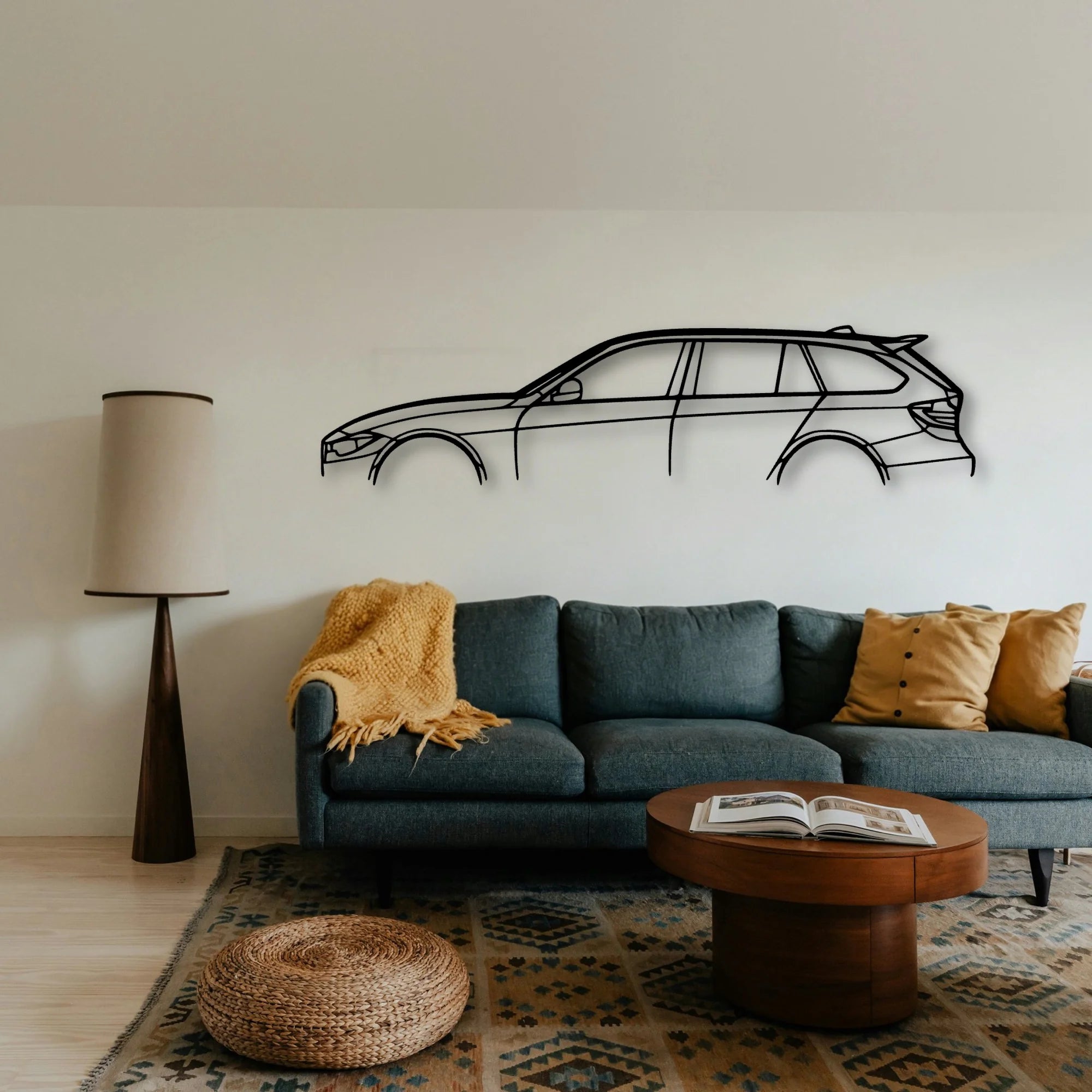 F31 2015 Classic Silhouette Metal Wall Art - Tinvibe