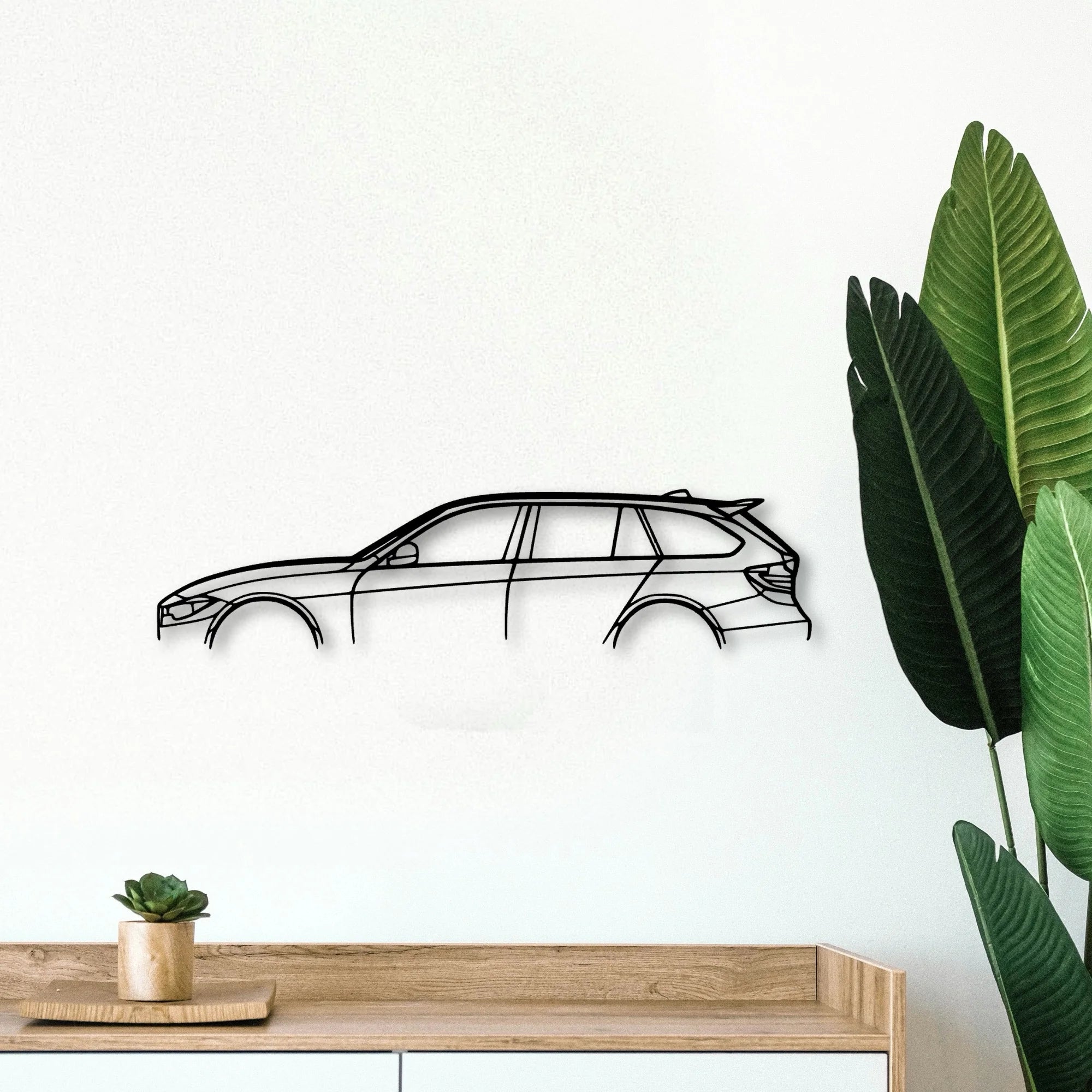 F31 2015 Classic Silhouette Metal Wall Art - Tinvibe