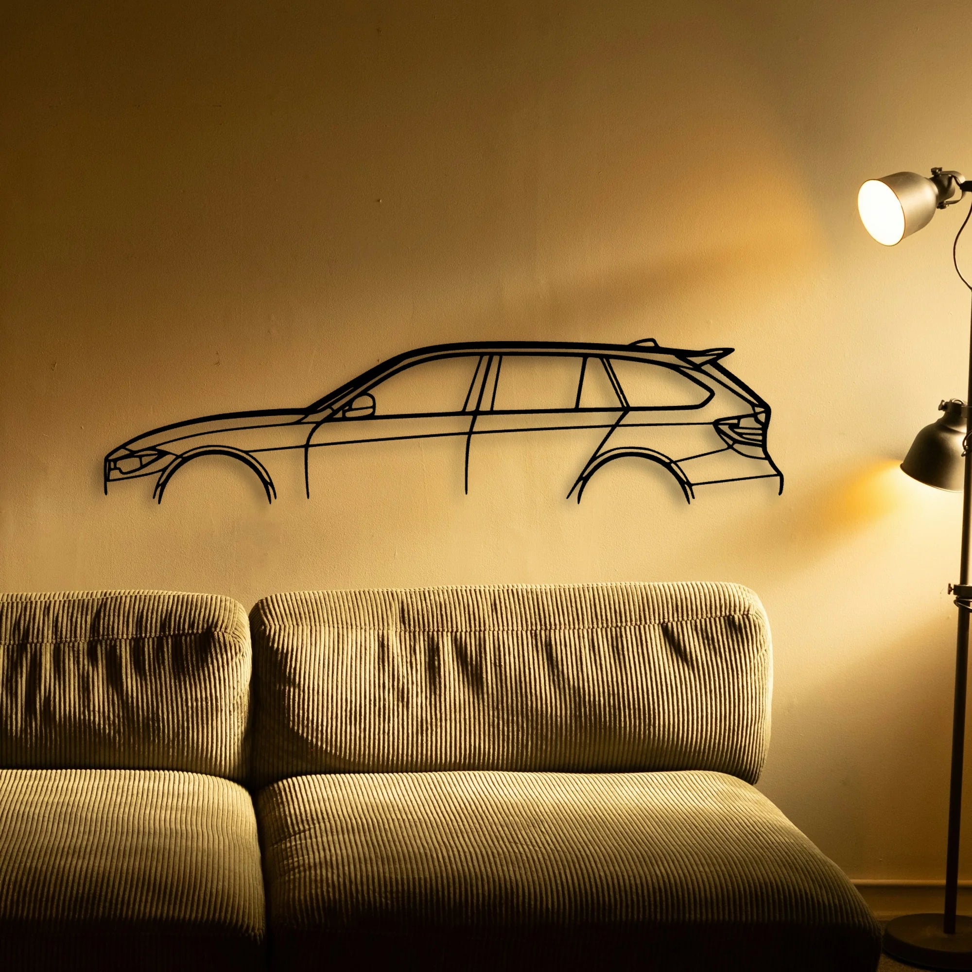 F31 2015 Classic Silhouette Metal Wall Art - Tinvibe