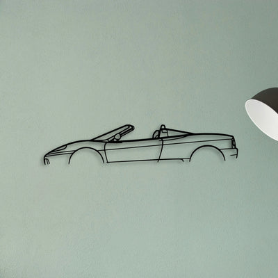 F360 Spyder Classic Silhouette Metal Wall Art - Tinvibe