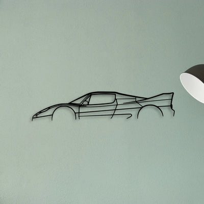 F50 Classic Silhouette Metal Wall Art - Tinvibe