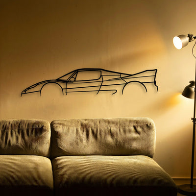 F50 Classic Silhouette Metal Wall Art - Tinvibe