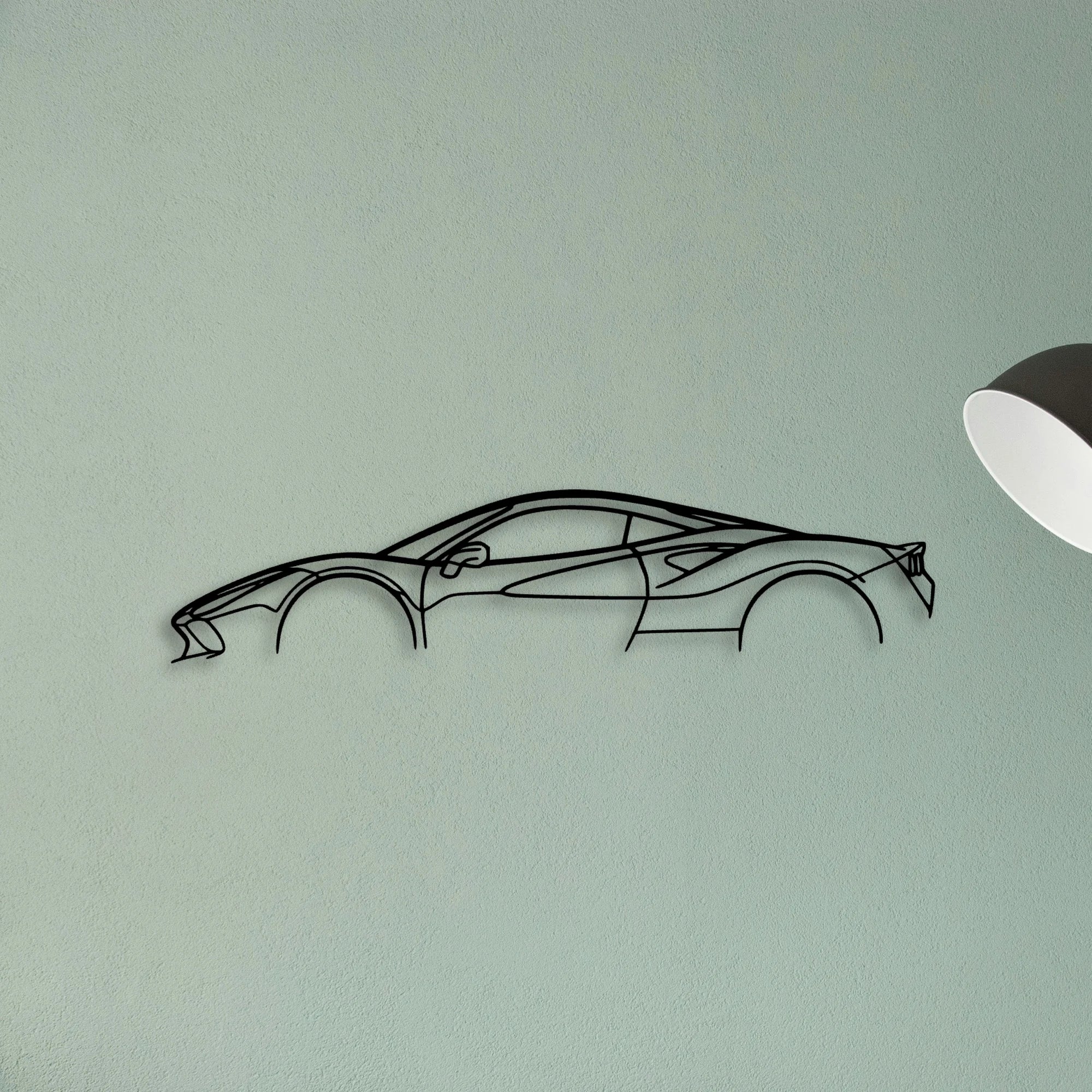 F8 2 Classic Silhouette Metal Wall Art - Tinvibe