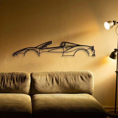 F8 Spider Classic Silhouette Metal Wall Art - Tinvibe