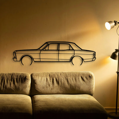 Fairmont XY GS 2 Classic Silhouette Metal Wall Art - Tinvibe