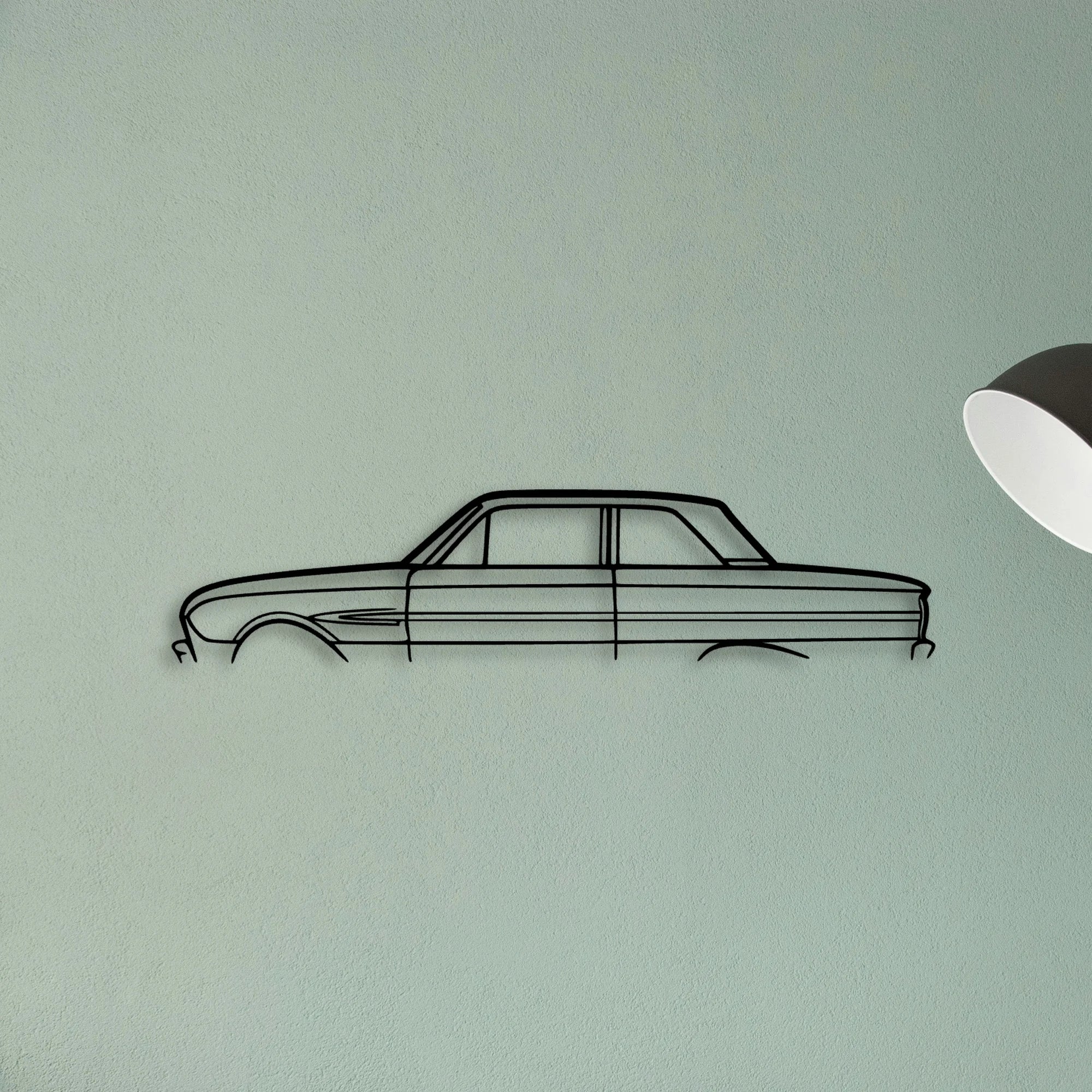 Falcon 1963 Classic Silhouette Metal Wall Art - Tinvibe