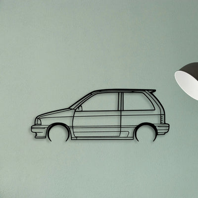 Festiva 1993 Classic Silhouette Metal Wall Art - Tinvibe