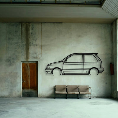 Festiva 1993 Classic Silhouette Metal Wall Art - Tinvibe