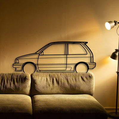 Festiva 1993 Classic Silhouette Metal Wall Art - Tinvibe