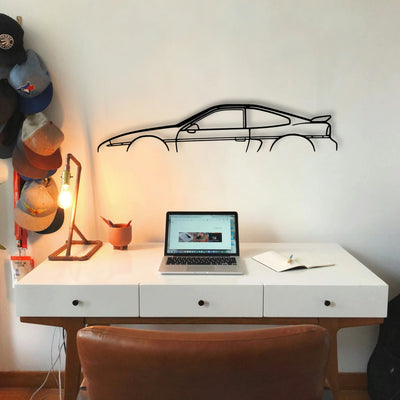 Fiero GT Classic Silhouette Metal Wall Art - Tinvibe