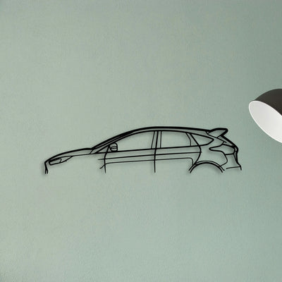 Focus RS Classic Silhouette Metal Wall Art - Tinvibe