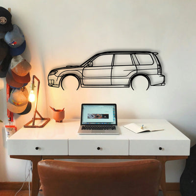 Forester 2005 Classic Silhouette Metal Wall Art - Tinvibe