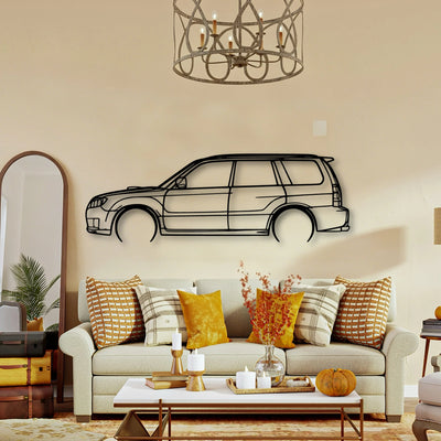 Forester 2005 Classic Silhouette Metal Wall Art - Tinvibe