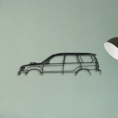 Forester XT 2004 Classic Silhouette Metal Wall Art - Tinvibe