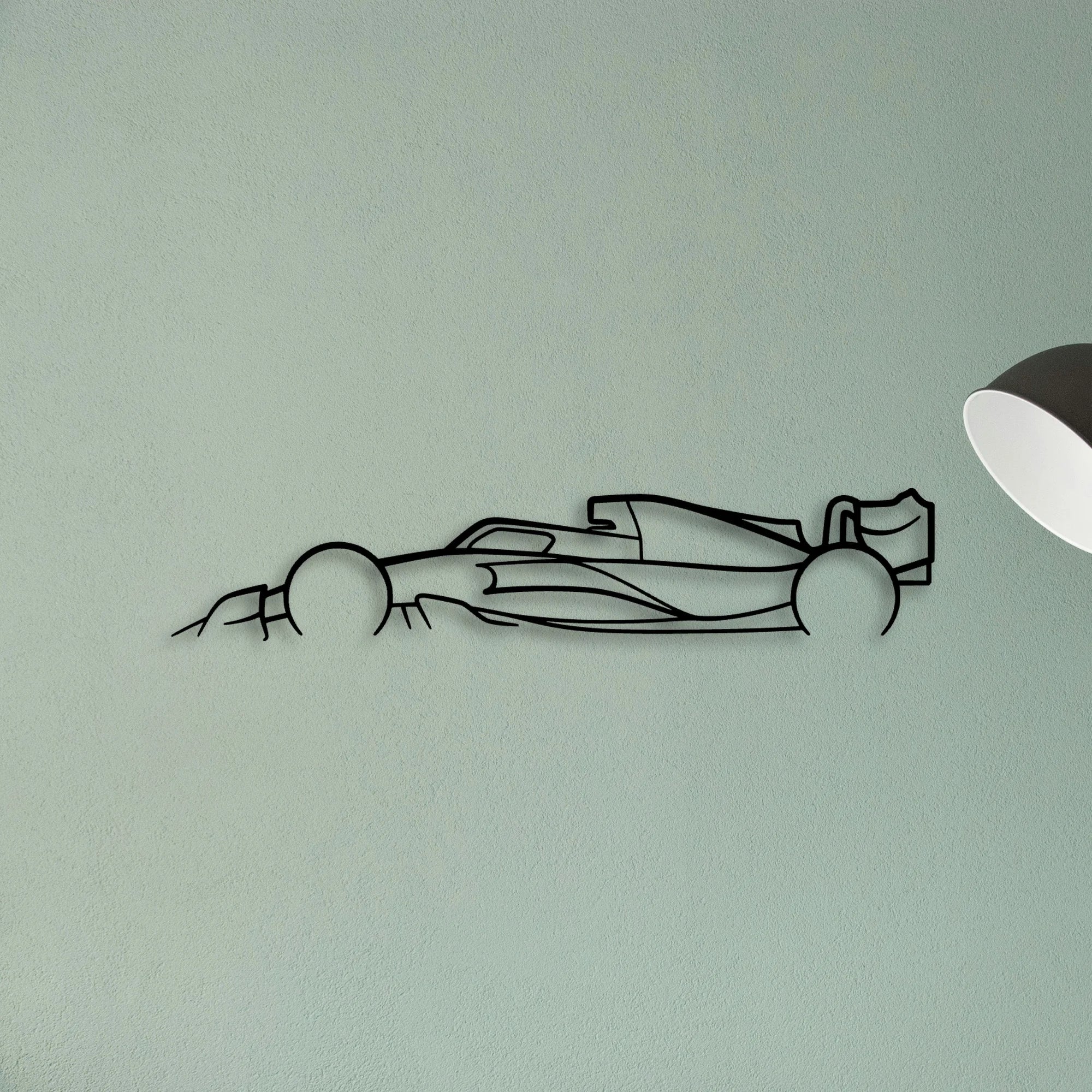 Formula ONE 2022 2023 F1 Classic Silhouette Metal Wall Art - Tinvibe