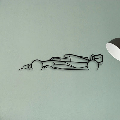 Formula ONE 2022 2023 F1 Classic Silhouette Metal Wall Art - Tinvibe
