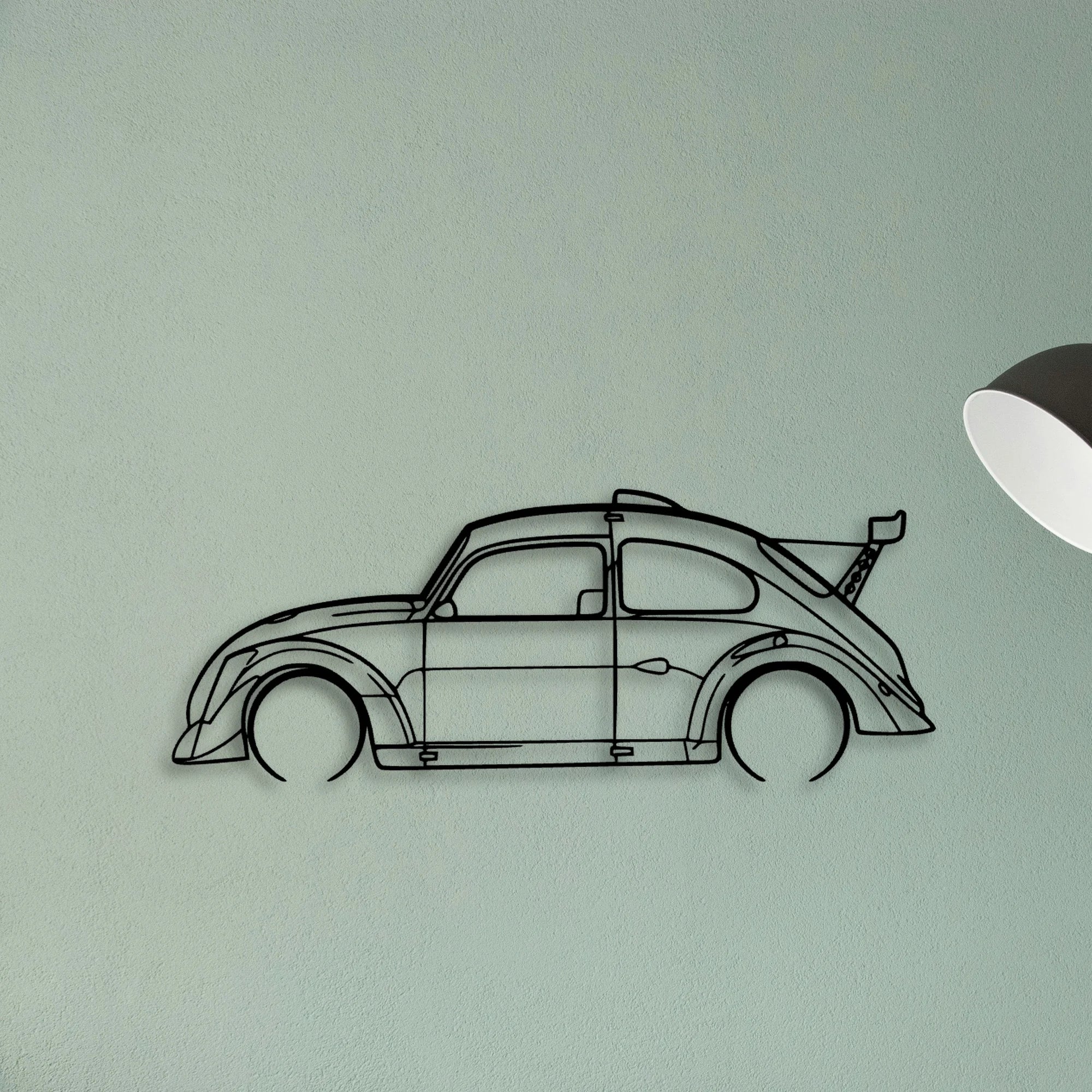FUN CUP Classic Silhouette Metal Wall Art - Tinvibe