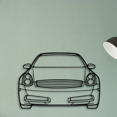 G35 2007 Classic Silhouette Metal Wall Art - Tinvibe