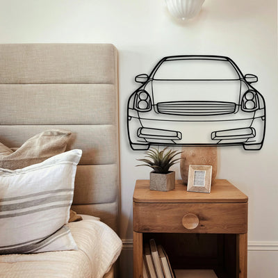 G35 2007 Classic Silhouette Metal Wall Art - Tinvibe