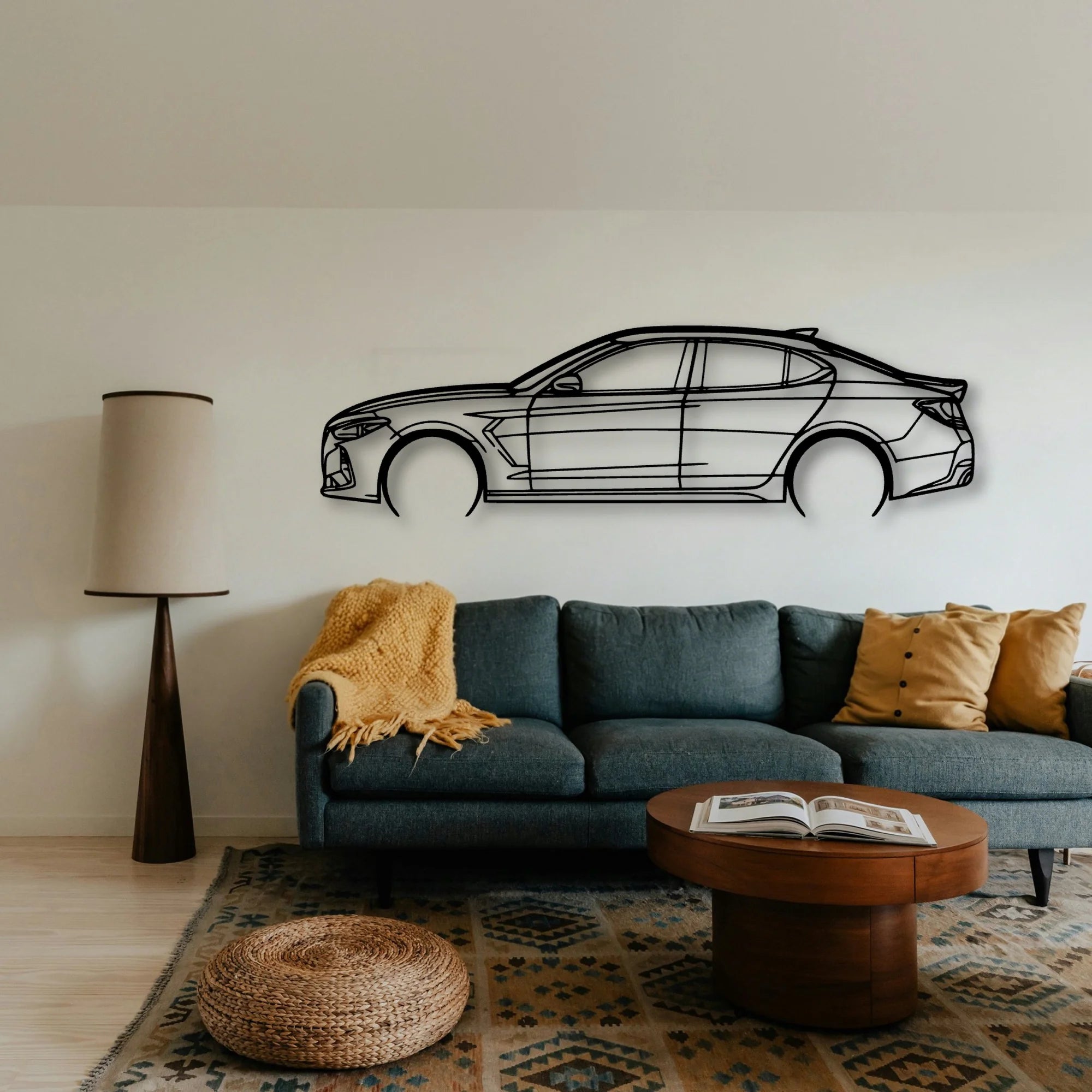G70 2019 Classic Silhouette Metal Wall Art - Tinvibe