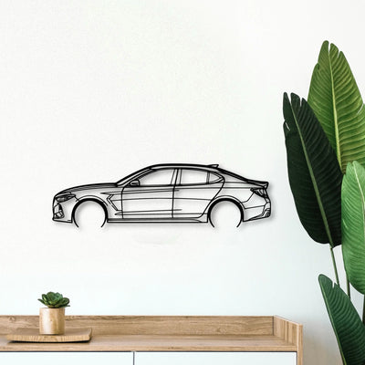 G70 2019 Classic Silhouette Metal Wall Art - Tinvibe