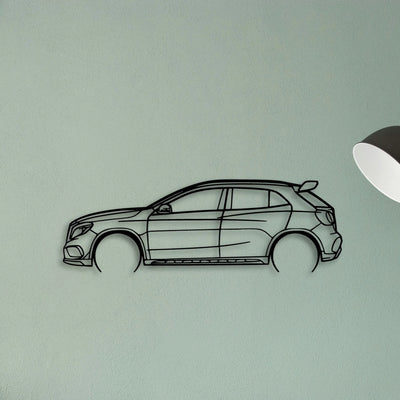 GLA45 Classic Silhouette Metal Wall Art - Tinvibe