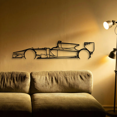GP2 11 Classic Silhouette Metal Wall Art - Tinvibe