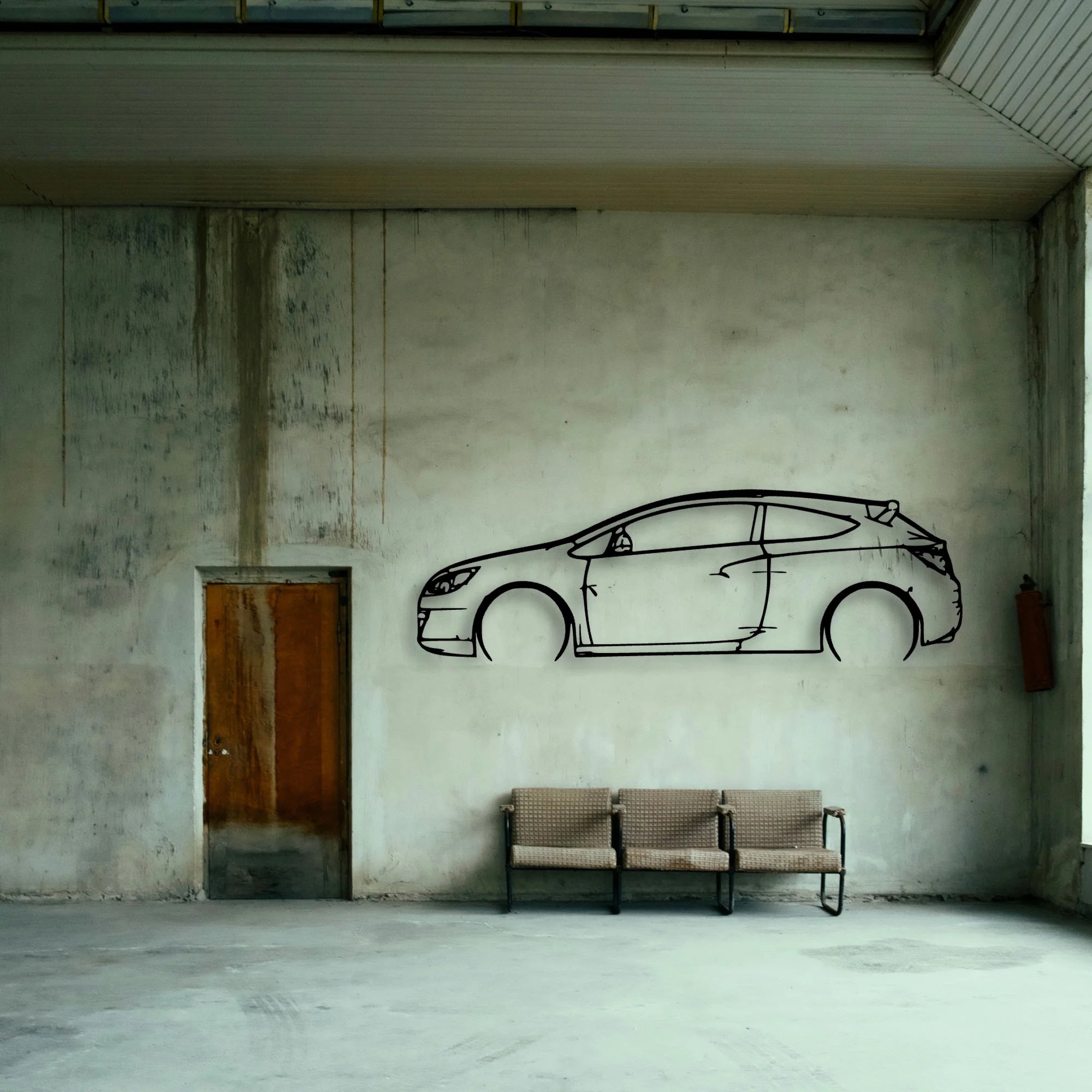 GTC 2013 Classic Silhouette Metal Wall Art - Tinvibe