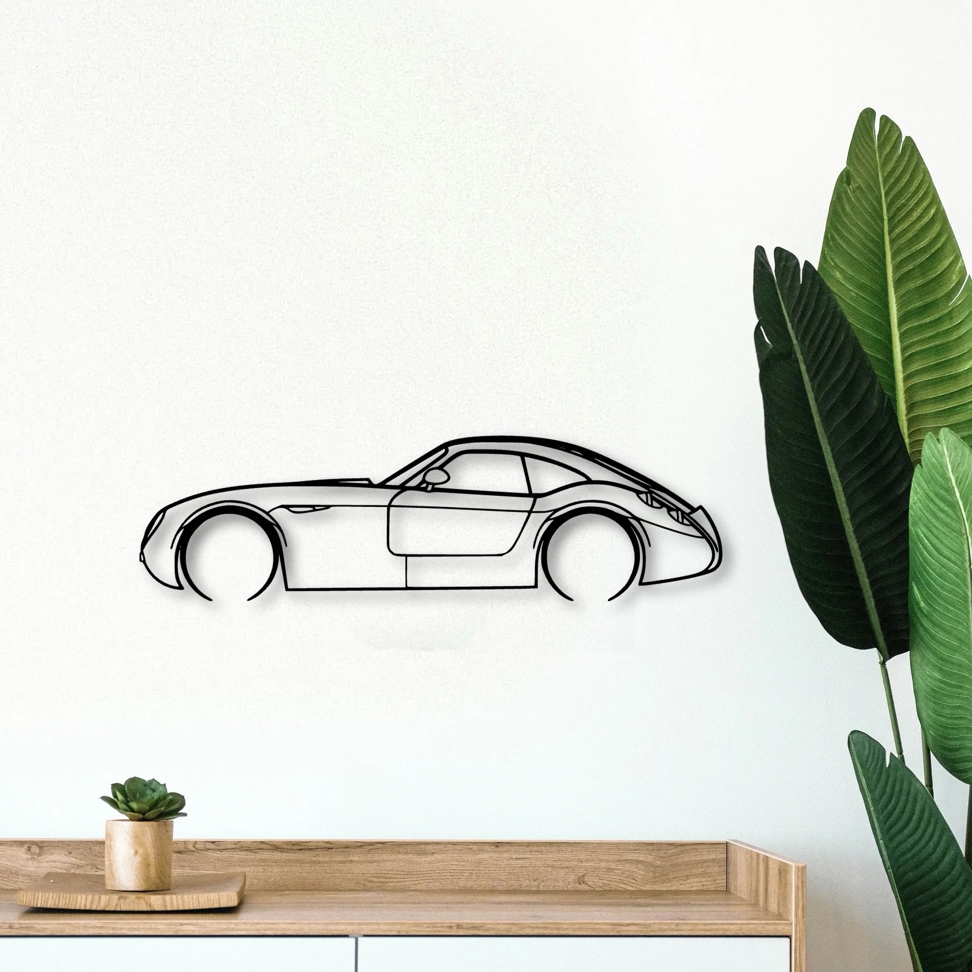 GT MF4 Classic Silhouette Metal Wall Art - Tinvibe