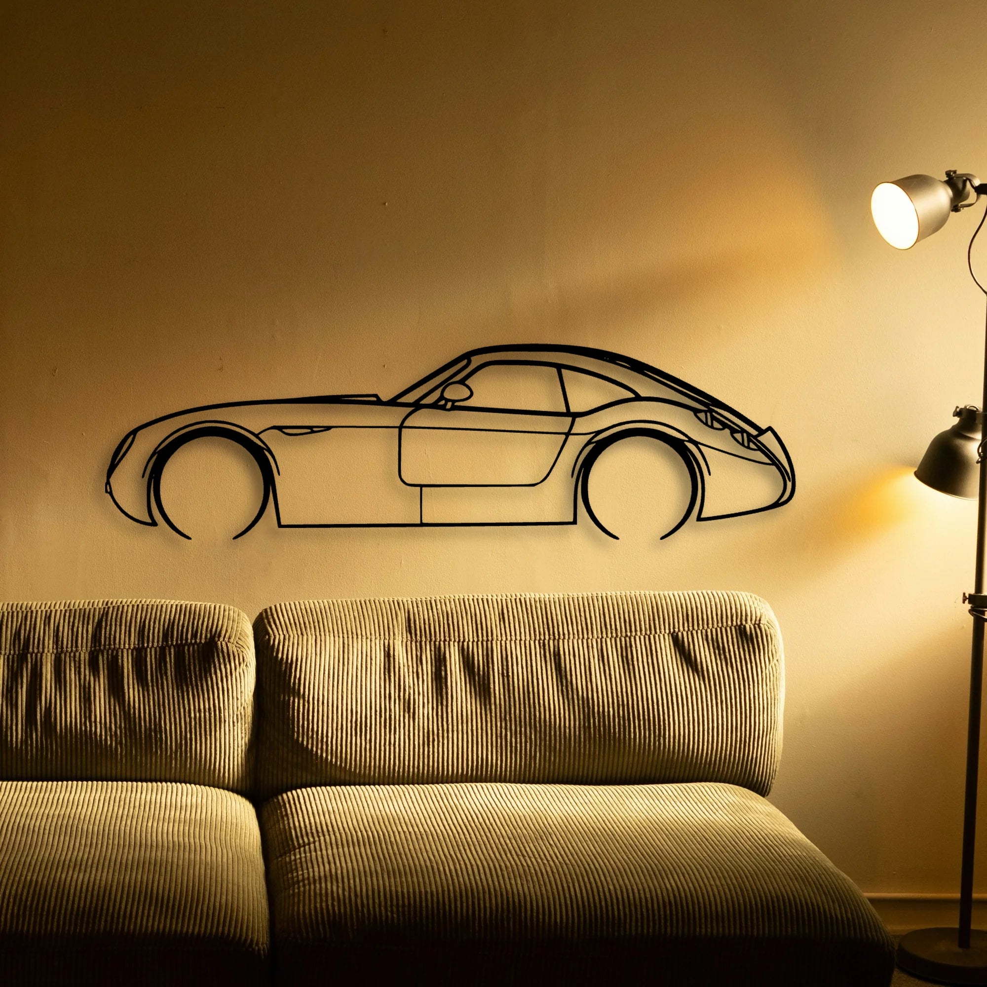GT MF4 Classic Silhouette Metal Wall Art - Tinvibe