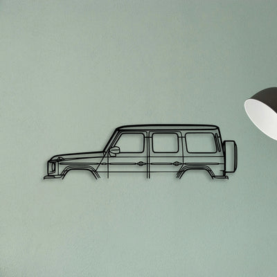 G Class Classic Silhouette Metal Wall Art - Tinvibe