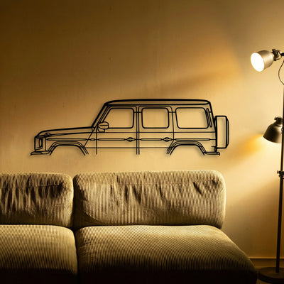G Class Classic Silhouette Metal Wall Art - Tinvibe