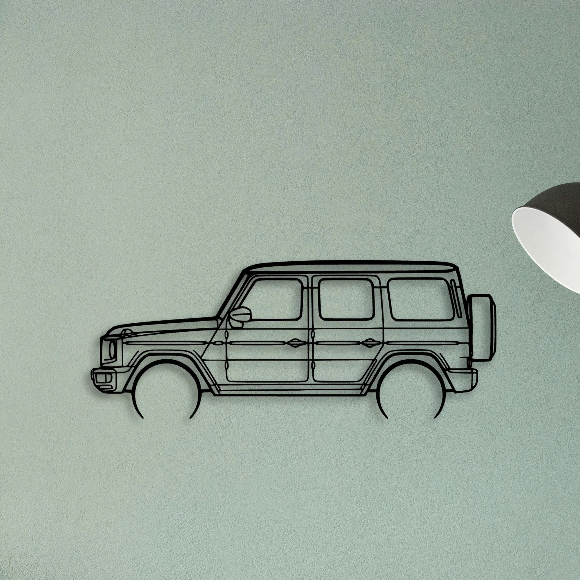 G Class 2020 Classic Silhouette Metal Wall Art - Tinvibe