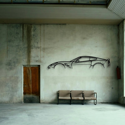 Grand Sport C7 Classic Silhouette Metal Wall Art - Tinvibe