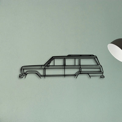 Grand Wagoneer Classic Silhouette Metal Wall Art - Tinvibe