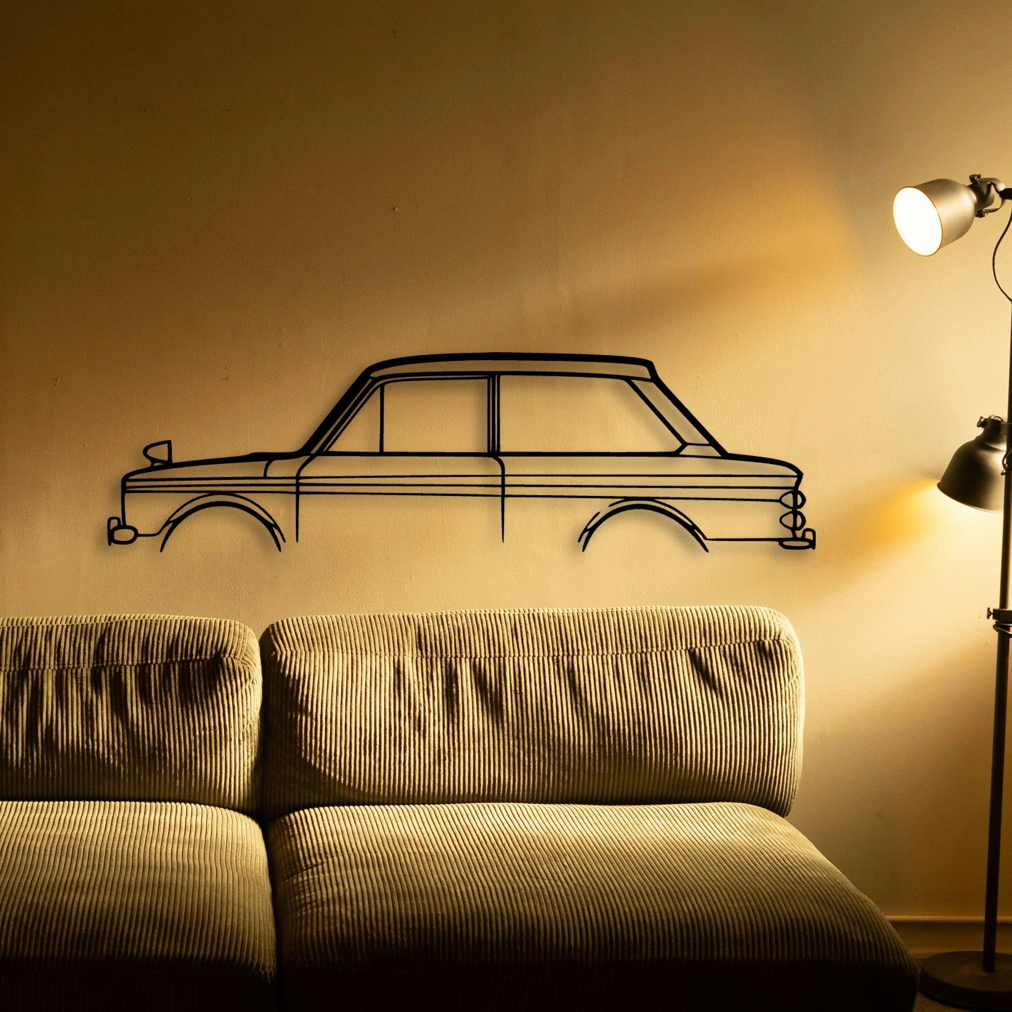 Hilman IMP 1966 Classic Silhouette Metal Wall Art - Tinvibe