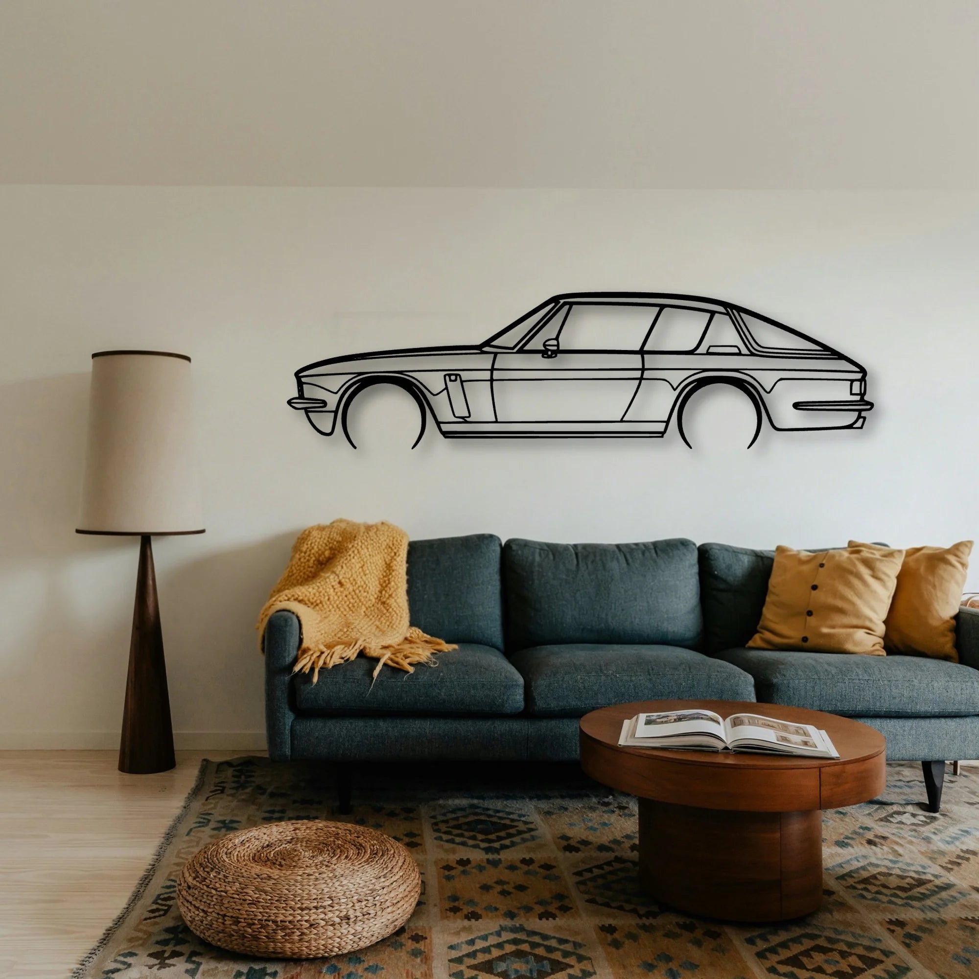 Interceptor 1967 Classic Silhouette Metal Wall Art - Tinvibe