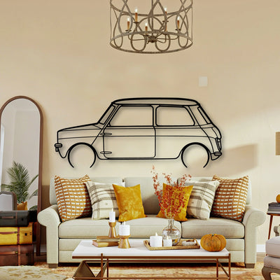 Leyland Classic Silhouette Metal Wall Art - Tinvibe