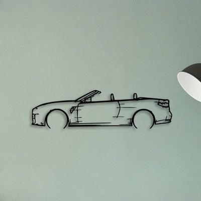 M4 2023 Convertible Classic Silhouette Metal Wall Art - Tinvibe